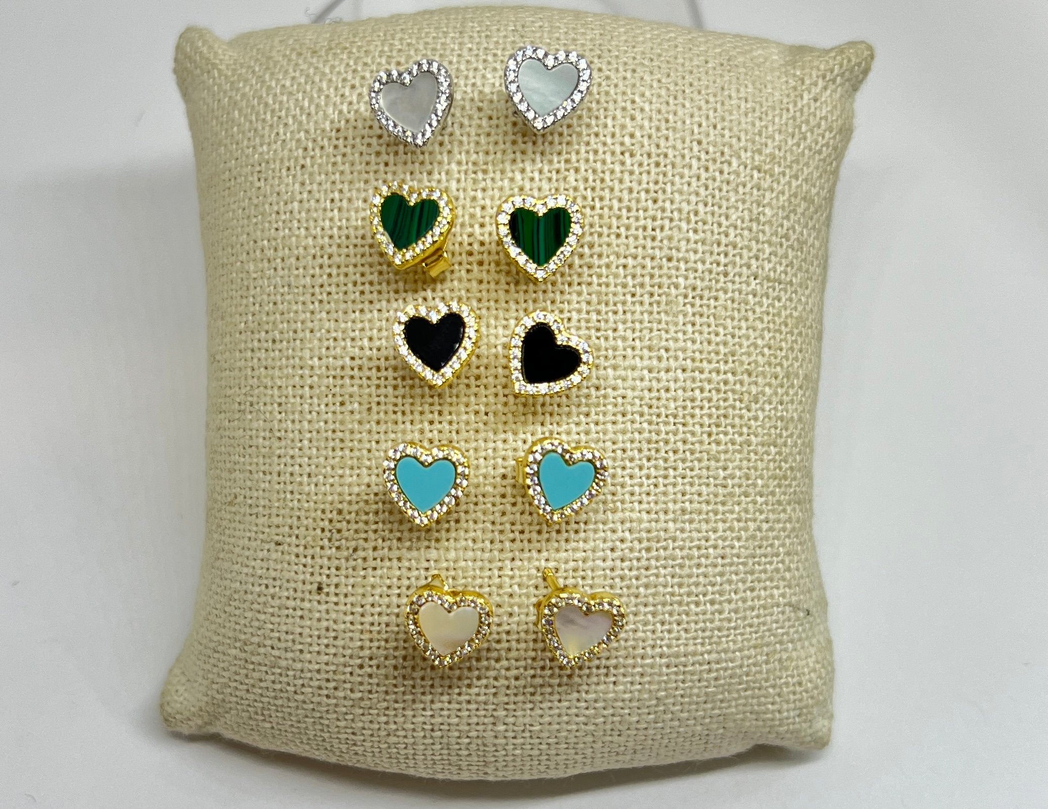 Mini Heart Studs