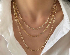 Paperclip Chain Necklace thumbnail