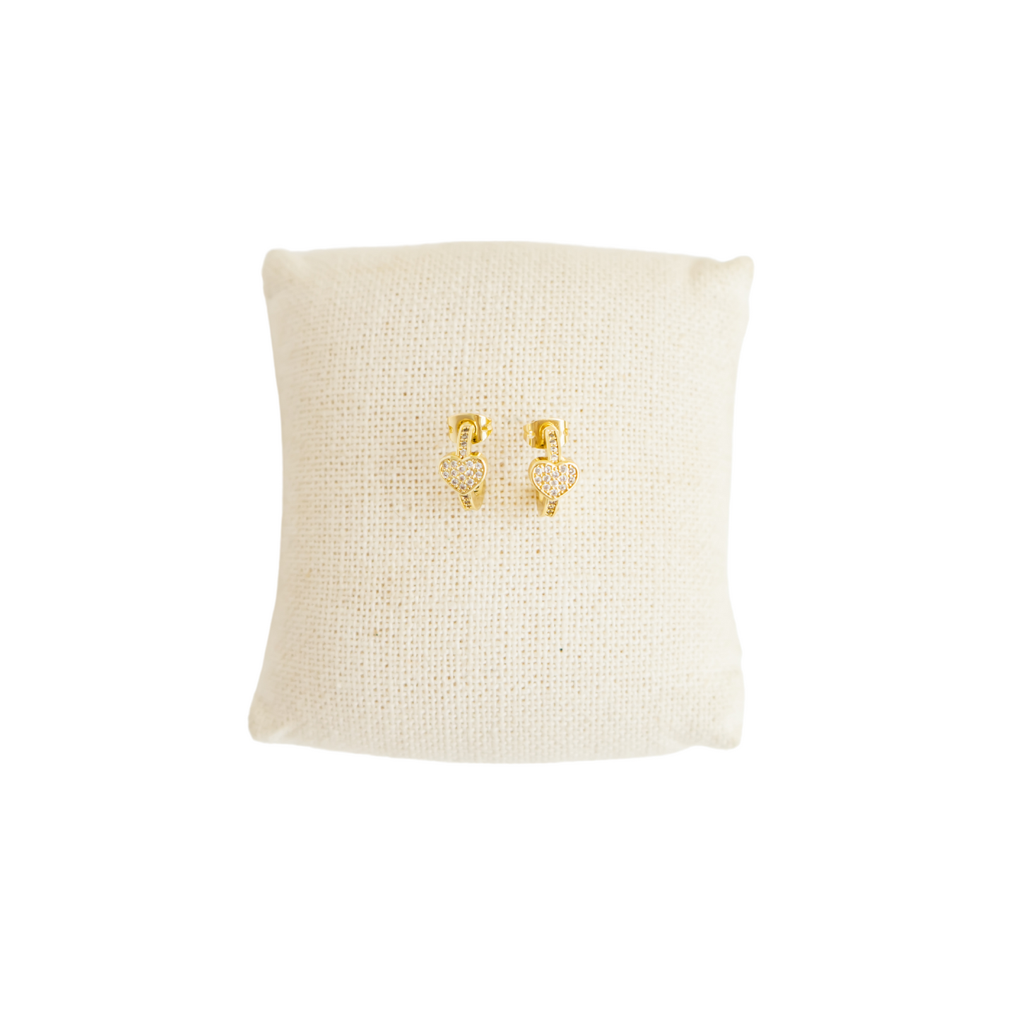 Mini Heart Huggie - Set