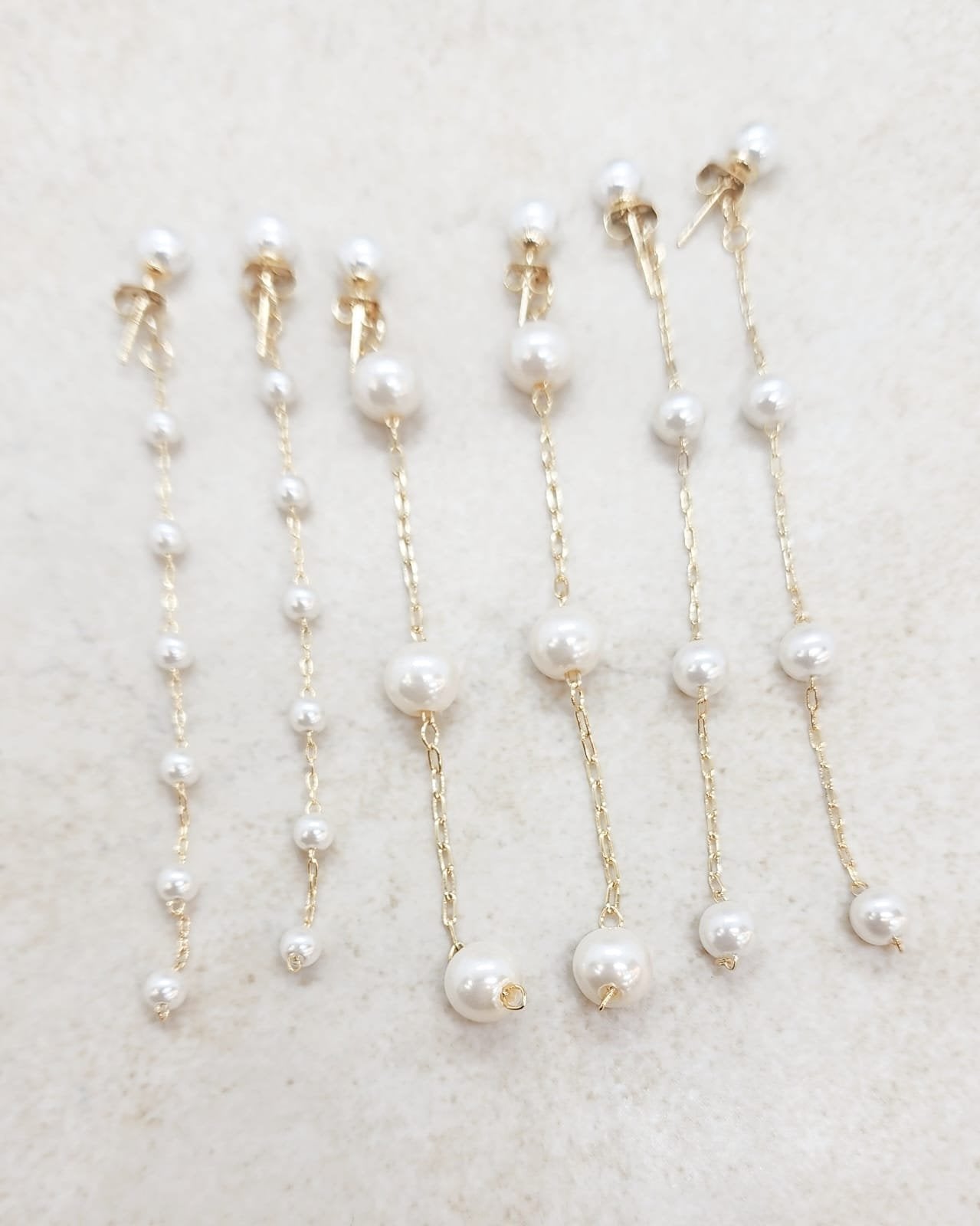 Pearl Chain Earrings