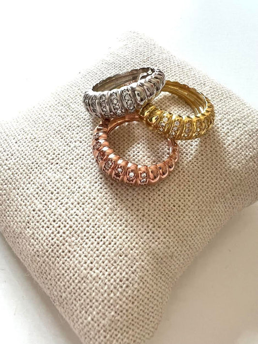 Ribbed Adjustable Rings