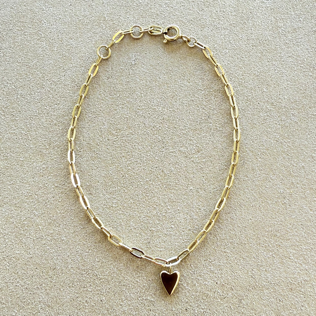 Heart Chain Bracelet
