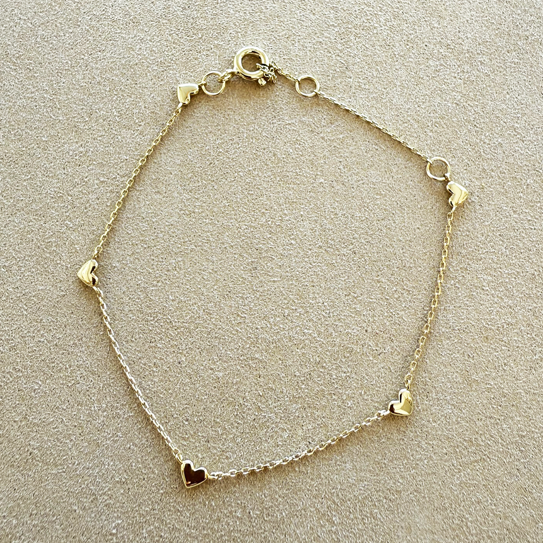Station Heart Bracelet