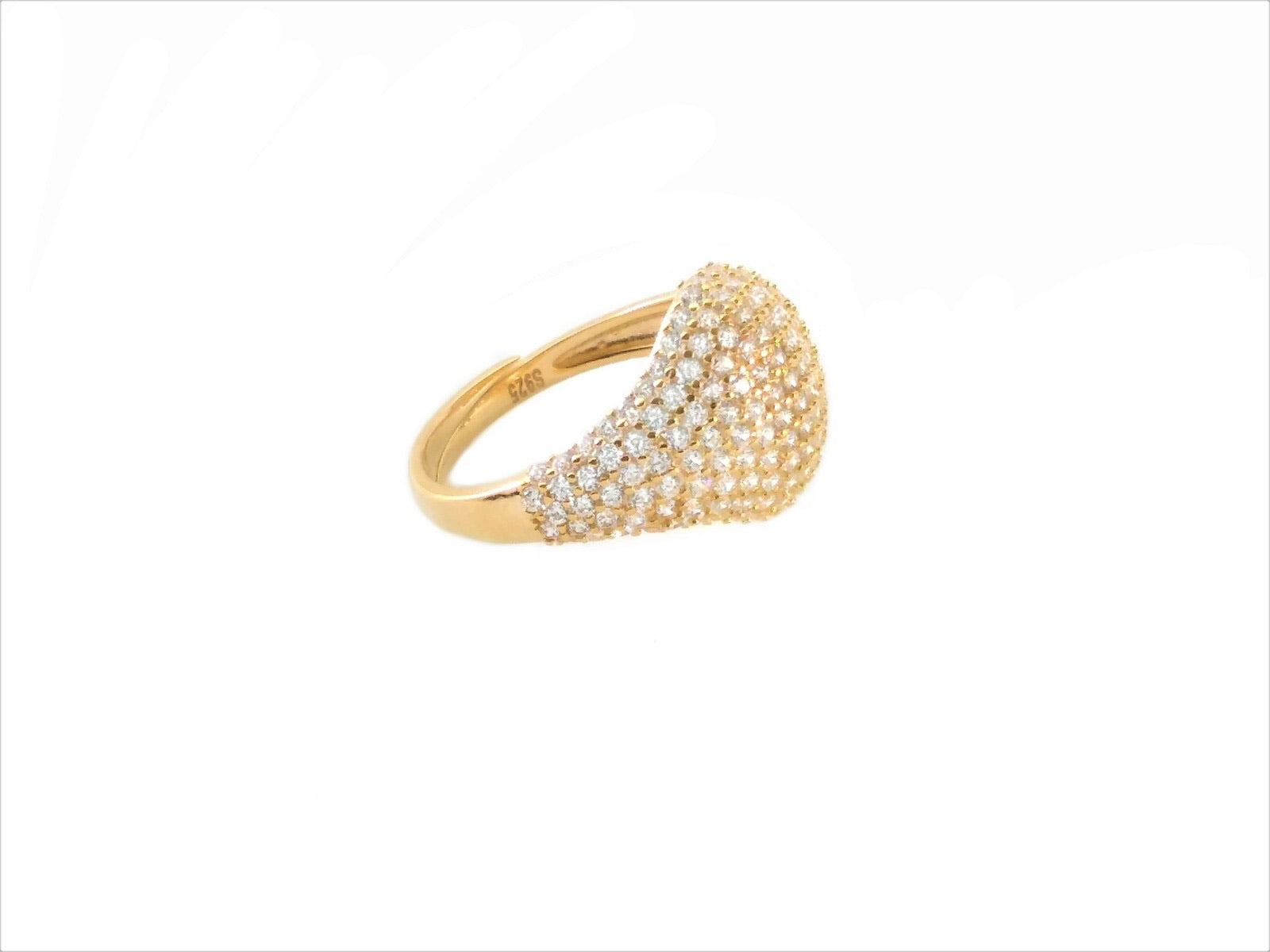 Pave Signet Ring