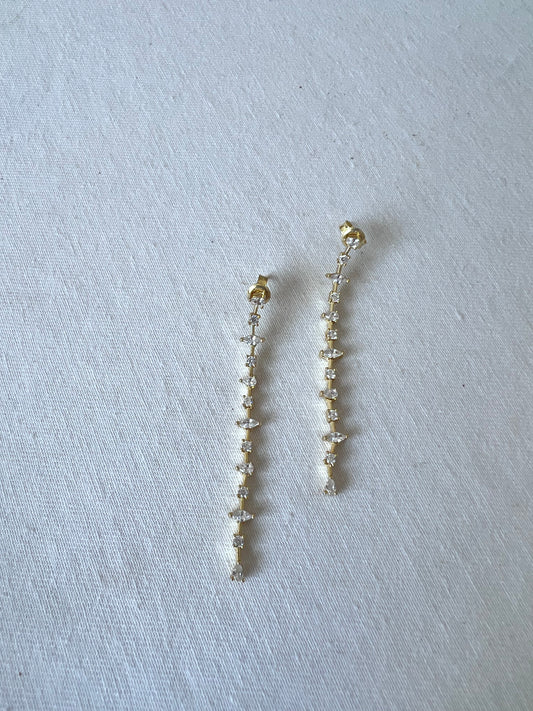 Mixed Shape Dangle Earrings